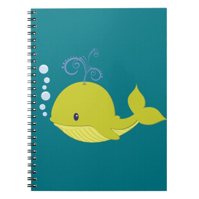 Cuaderno Ballena Verde Bebé (Frente)