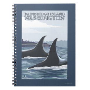 Cuaderno Ballenas #1 - isla de Bainbridge, Washington de la