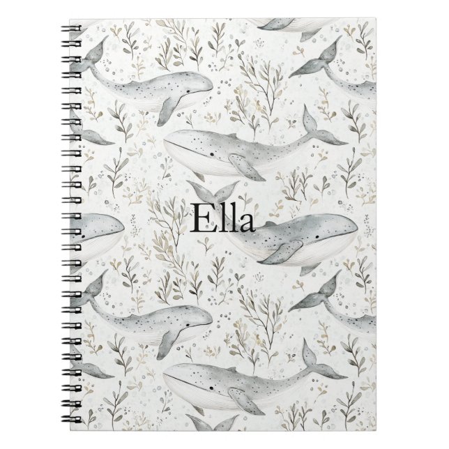 Cuaderno Ballenas gris oceánicas (Frente)