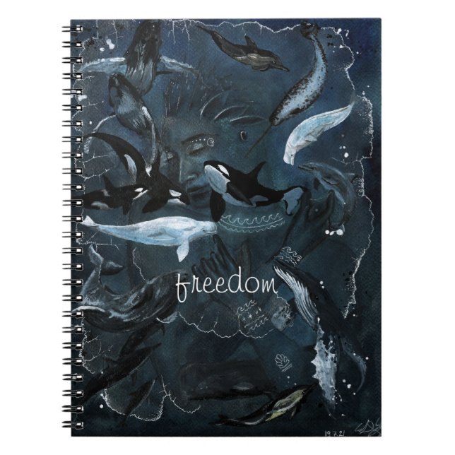 Cuaderno Ballenas libres (Frente)