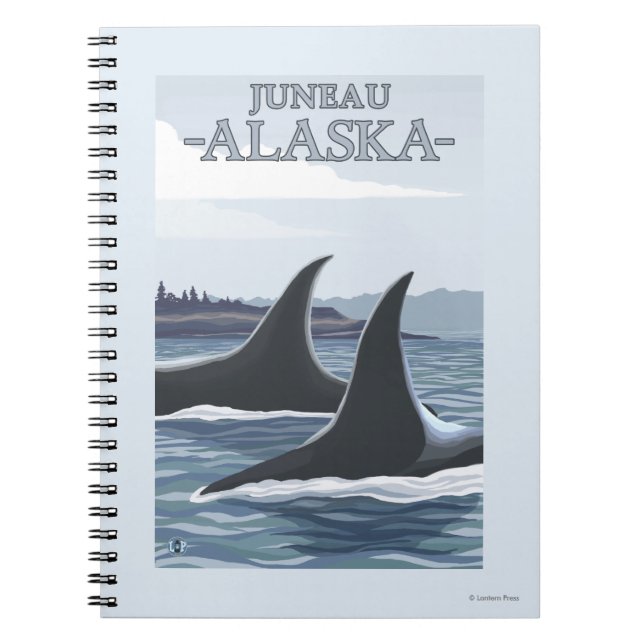 Cuaderno Ballenas orcas #1 - Juneau, Alaska (Frente)