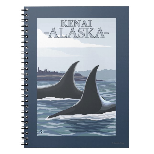 Cuaderno Ballenas Orcas #1 - Kenai, Alaska (Frente)