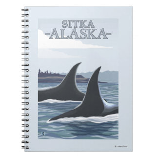 Cuaderno Ballenas orcas #1 - Sitka, Alaska