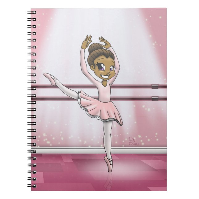 Cuaderno Ballerina afroamericana (Frente)