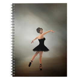 Cuaderno Ballerina con vestido negro