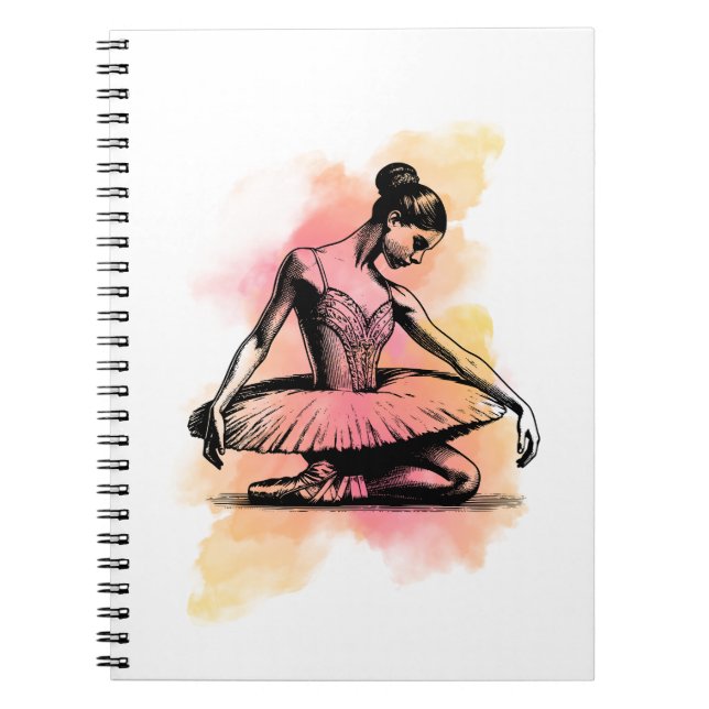Cuaderno Ballerina Dancing in Color  (Frente)