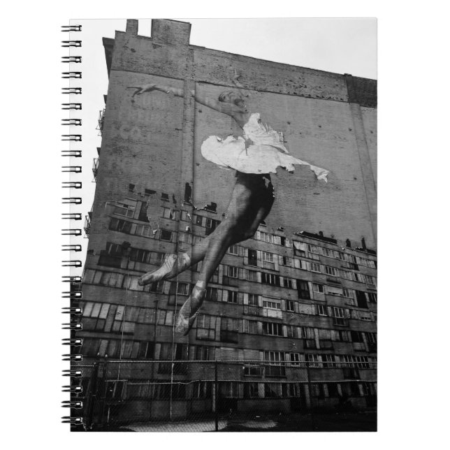 CUADERNO BALLERINA EN BLANCO VESTIDO MURAL (Frente)
