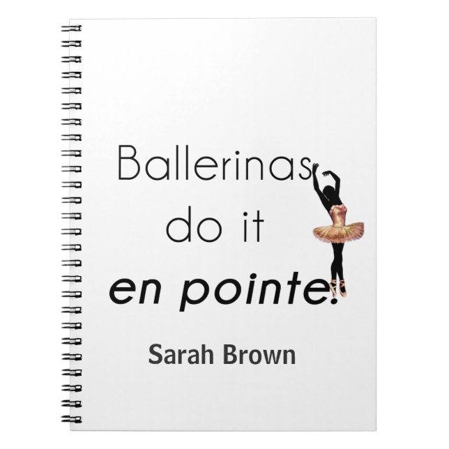 Cuaderno Ballerinas así! (Frente)