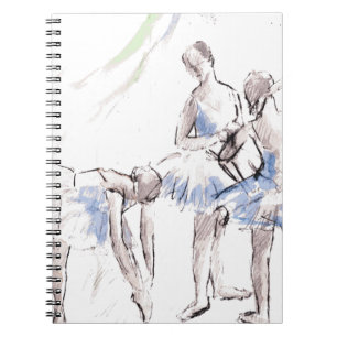 Cuaderno Ballet acuático bailando Ballerina