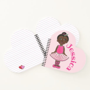 Cuaderno Ballet Ballerina Dance Teacher Pink