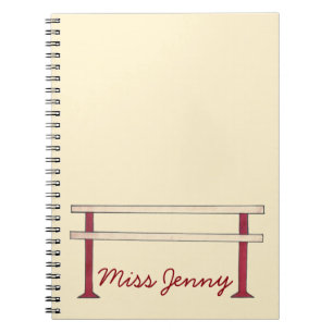 Cuaderno Ballet Barre Maestra de Baile Ballerina Personaliz