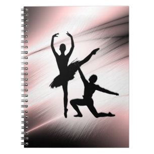 Cuaderno Ballet Pareja Baila Acento Rosa