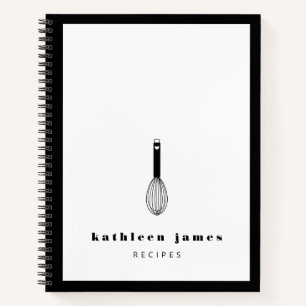 Cuaderno Balloon Whisk Black White