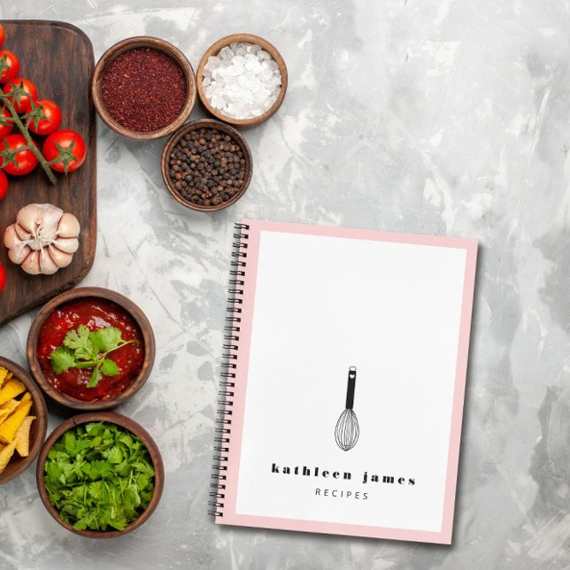 Cuaderno Balloon Whisk Rubor Pink White (Subido por el creador)