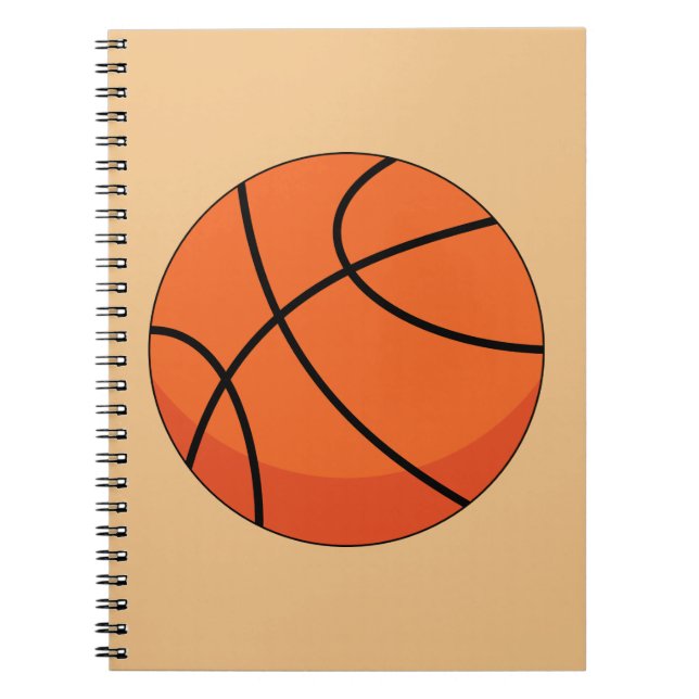 Cuaderno Balón de Baloncesto de Dibujos Animados (Frente)