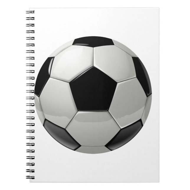 Cuaderno Balón de fútbol del fútbol (Frente)