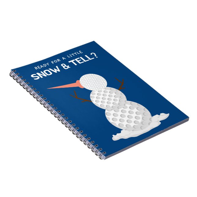 Cuaderno Balón de golf Snowman (Lado Derecho)