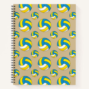 Cuaderno Balón de Voleibol de Dibujos Animados