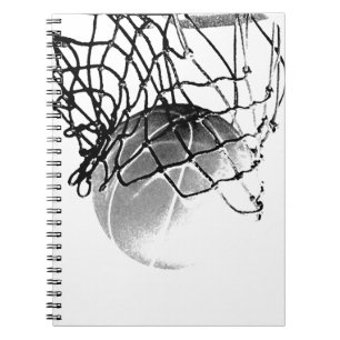 Cuaderno Baloncesto blanco y negro