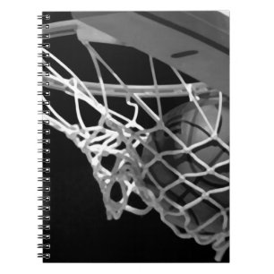 Cuaderno Baloncesto blanco y negro