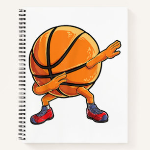 Cuaderno Baloncesto Dabbing Ball Graciosos Niños Hombres De
