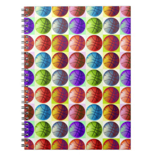 Cuaderno Baloncesto de arte pop