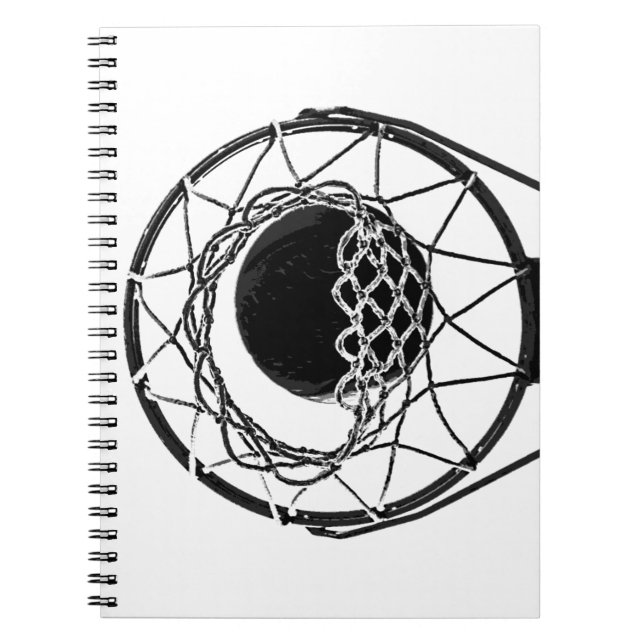 Cuaderno Baloncesto de arte pop (Frente)