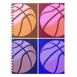 Cuaderno Baloncesto de arte pop
