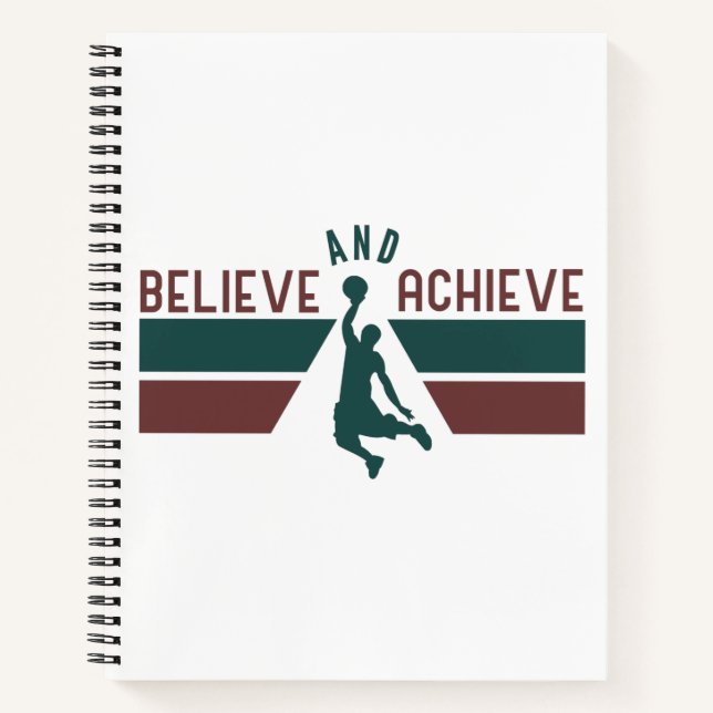 Cuaderno Baloncesto Lover Jugador Ventilador de Baloncesto  (Anverso)