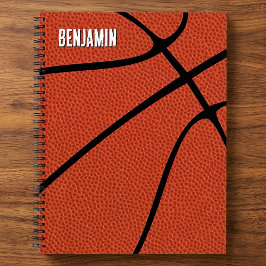 Cuaderno Baloncesto Nombre Personalizado de texto Reproducc
