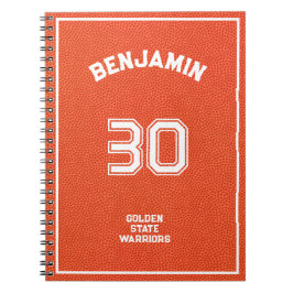 Cuaderno Baloncesto Personalizado Textura Naranja