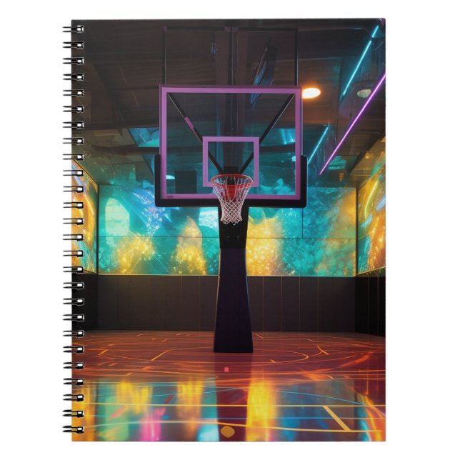 Cuaderno Baloncesto vibrante (Frente)