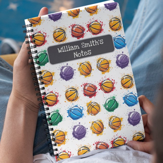 Cuaderno Balones de Baloncesto Coloridos Niños De Vuelta a  (Subido por el creador)