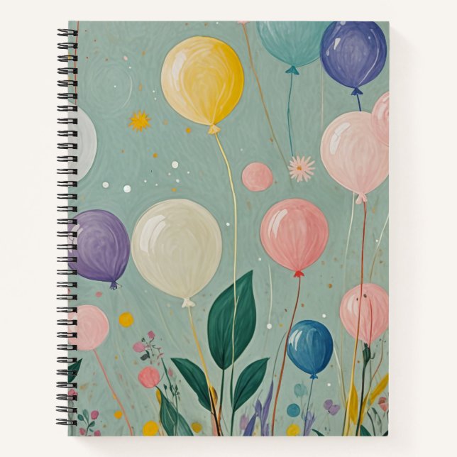 Cuaderno Balones Pastel (Anverso)