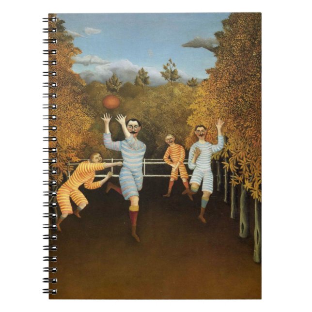 Cuaderno Balonmano de los jugadores de fútbol de Rousseau (Frente)
