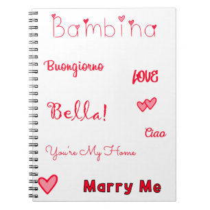 Cuaderno Bambina Love Quotes Set Pack