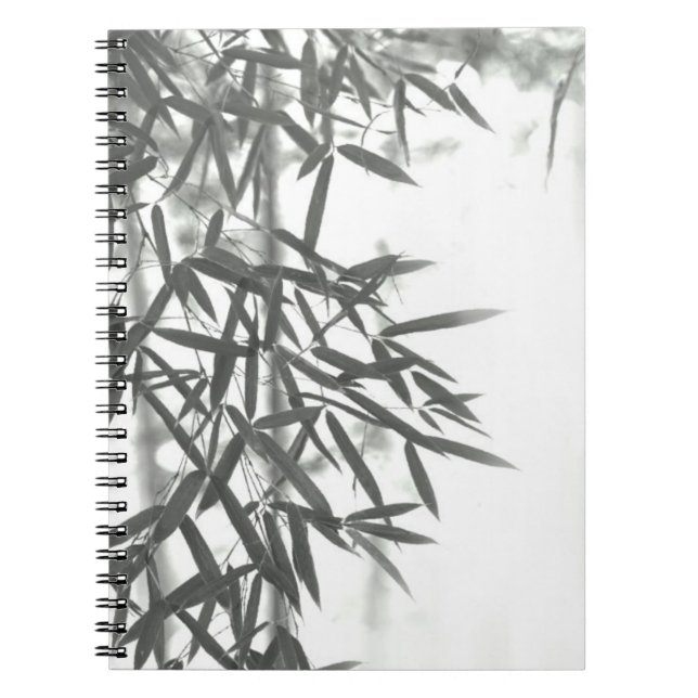 Cuaderno Bambú asiático del estilo del estilo de la pintura (Frente)