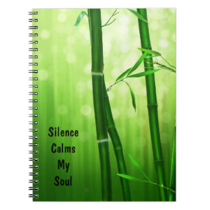 Cuaderno Bambú - El silencio calla mi alma