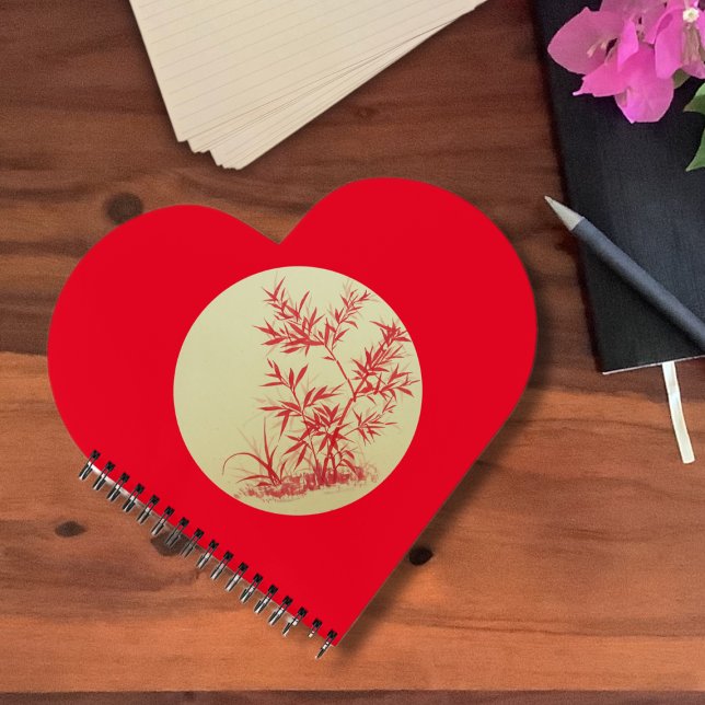 Cuaderno Bambú rojo - redondo - sin planner de impresión de (Subido por el creador)