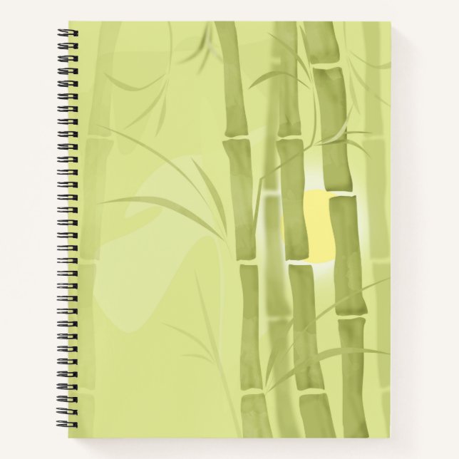 Cuaderno Bambú verde (Anverso)