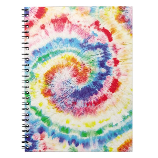 Cuaderno Bañada de centeno de tie. Patrón Tiedye sin inconv (Frente)