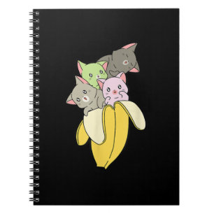 Cuaderno Banana Funny Cat Regalo de gatito
