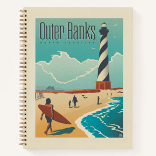 Cuaderno Bancos exteriores Carolina del norte