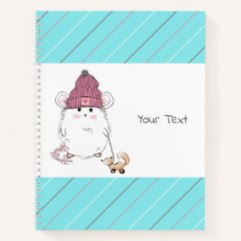 Cuaderno Banda azul de pequeño martillo suave