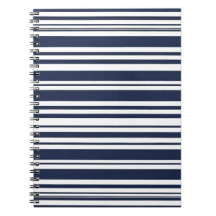 Cuaderno Banda azul simple y moderna