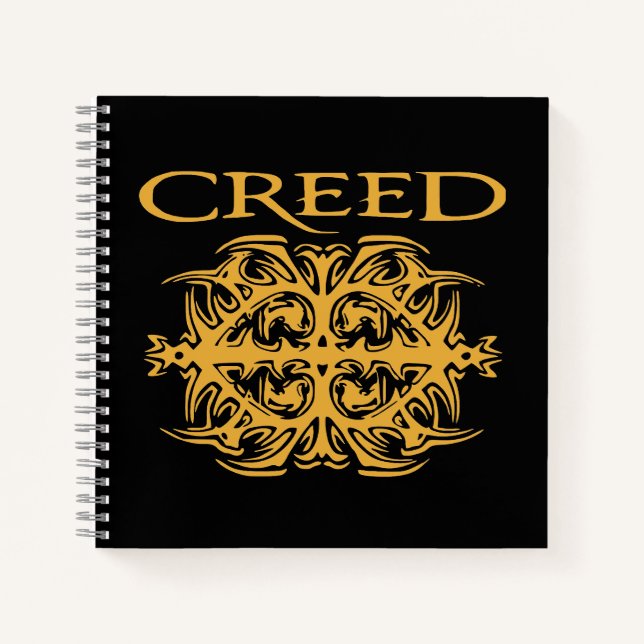 Cuaderno Banda Creed Rock (Anverso)