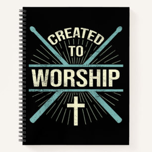 Cuaderno Banda de Alabanza Cristiana Creada Para Adorar Al
