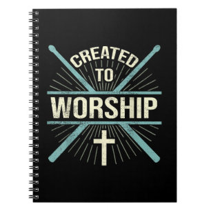 Cuaderno Banda de Alabanza Cristiana Creada Para Adorar Al