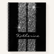 Banda de carreras Purpurina personalizada Silver B