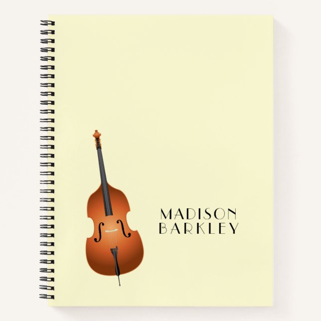 Cuaderno Banda de Jazz de Música de Urecght Bass (Anverso)